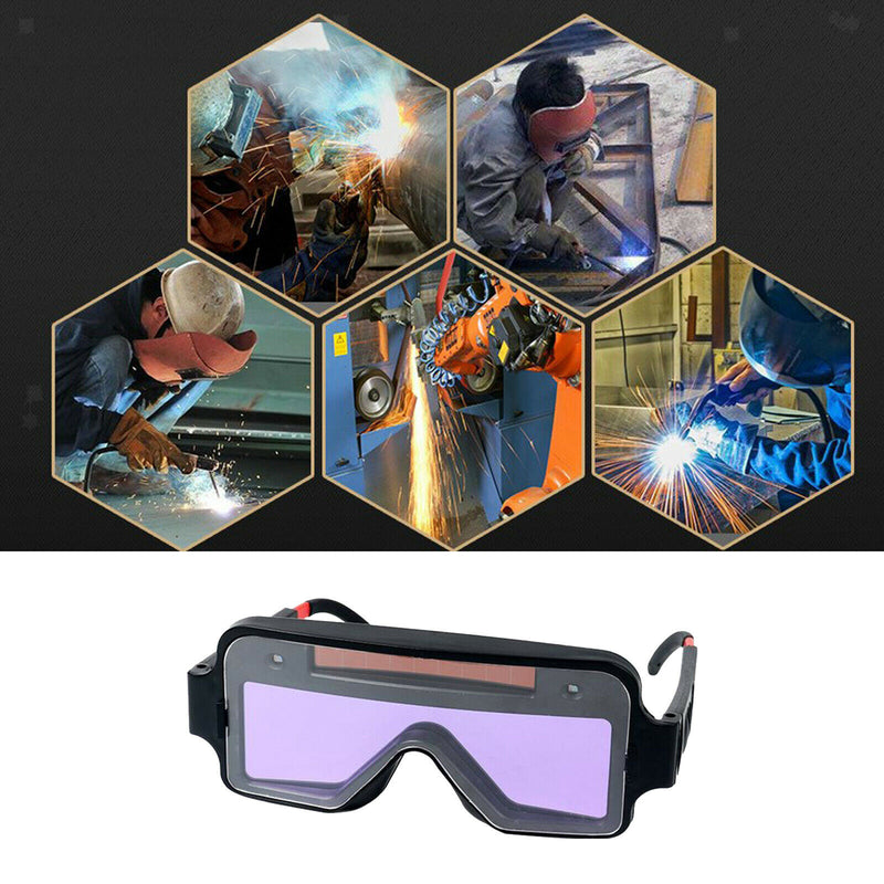 1 Pair Solar Auto Darkening Welding Goggle Safety Protective Welding Glasses