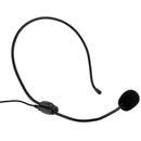 Headset Microphone Wired 3.5mm Jack Condenser Mic Universal for Loudspeaker A