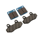 Motorcycle Metallic Disc Brake Pads Set Front Rear Braking Set