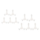 10Pcs Plastic Folding Picture Frame Easel Stand Photo Holder Rack Durable