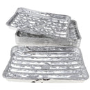 20 Set Disposable Aluminum Foil Rectangular Cake Plate Barbecue Grilling Tray