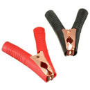 10 x Metal Car Battery Clamps Crocodile Test Clips 100A 90Mm Red & Black