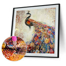 5D DIY Full Drill Diamond Painting Peacock Cross Stitch Embroidery Kit