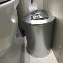 6.5L Bathroom Garbage European Style Trash Wastebin With Lid Kitchen Trash  W2H9