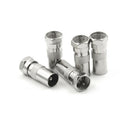5PCS F Male Plug To IEC DVB-T TV PAL Male Straight Coax Coaxial RF Adapter BX