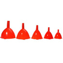 5PCS Plastic Funnel Fill Liquid Lab Car Petrol Oil Fuel Water Kitche Dlwo