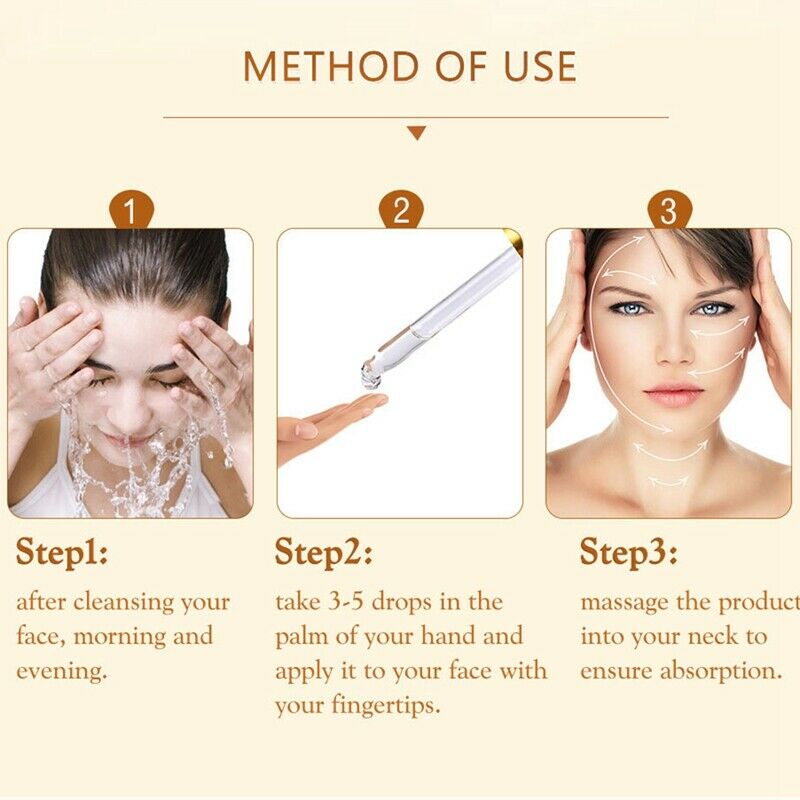 Ameizii Vitamin C Face Serum Whitening Brighten Skin Pure Hyaluronic Acid F K9U8