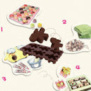 Silicone Snowman Cake Chocolate Mold DIY Fondant Cookie Baking Tool