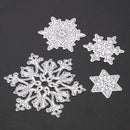 4pcs Christmas Snowflake Scrapbooking Album Paper Card Diary Hand Craft