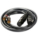 Dual Female Xlr to Rca Cable,Heavy Duty 2 Xlr Female to 2 Rca Male Patch Ca