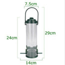 Durable Hanging Wild Bird Feeder  Container Hanger Outdoor Feeding 29 x 14cm