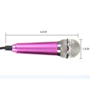Mini Condenser Microphone with 3.5mm Plug Mobile Phone and Mic Stand