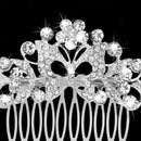 Fashion Crystal Butterfly Wedding Hair Comb Bridal Headpieces Hair Pieces