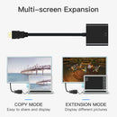 HDMI to VGA Adapter HDMI 19-Pin Male to VGA Female Converter 1080P Full HD A