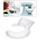 Pouring Shield for Kitchenaid 4.5 & 5 Quart Tilt Head Mixer Clear 15x15.5cm