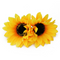 2PC Women Sunflower Flower Hair Clip Accessories Barrette Hawaiian Wedding Party