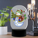 Diamond Painting LED Light DIY Snowman Special Shaped Embroidery Lamps A