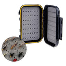 Fly Fishing Lure Bait Trout Flies Storage Box Case Container Portable Waterproof