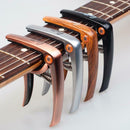 Zinc Alloy Guitar Capo Tuner Trigger Quick Change Key Clamp Bronze