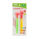 2pcs baby temperature spoon color changing newborn spoon baby feeding warm