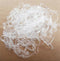 Women's Hair Tie Band Ponytail Holder Elastic Rubber Clear White 200pcs/Bag Hot