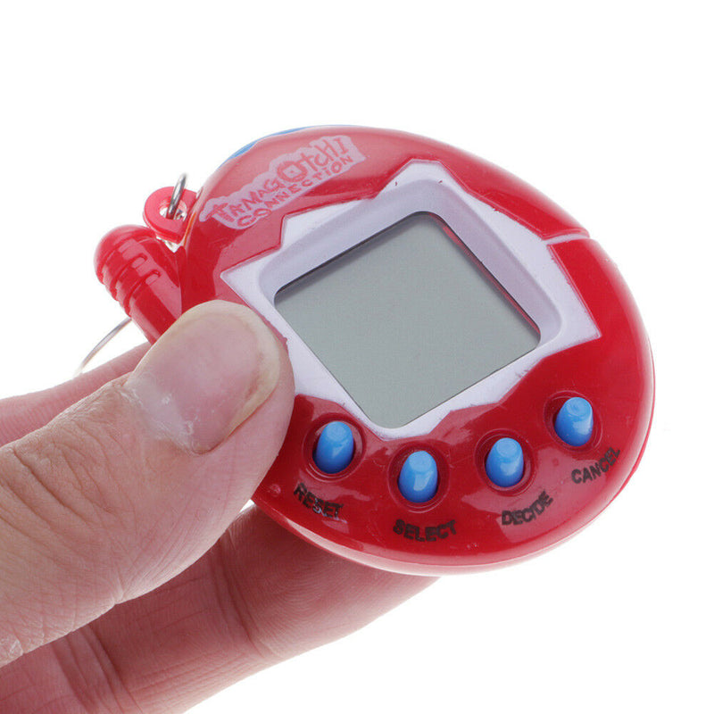 Cartoon Virtual Electronic Pet Mini Hand-hold Game Machine Digital XToy mas Gift