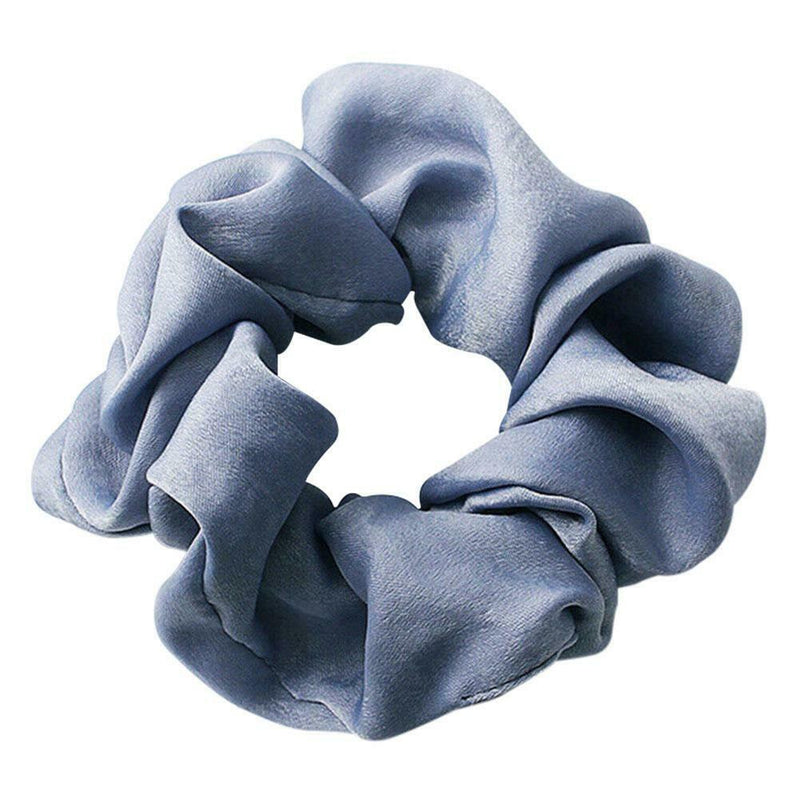 Women Hair Rings Satin Cloth Scrunchies Ponytail Holder Hairband (Style 4) A