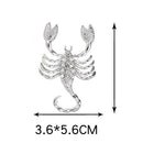 Clear Rhinestone Scorpion Animal Insect Costume Pin Brooch Jewelry Badge