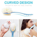 Bath Brush - 2 in 1 Shower Body Bath Brush Back Scrubber With Long Handle B