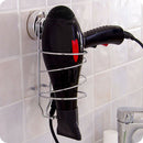 Multi-Function Storage Rack Powerful Suction Stainless Steel Holder For HairW6L4