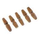 40Pcs Wooden Sewing Horn Toggle Buttons for DIY Scrapbooking Embellishments
