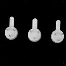 60 Pieces S M XL Hardwall Picture Frame Clock Hanger Hanging Hooks Fastener
