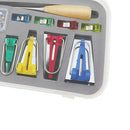 Bias Tape Maker Set 6MM 12MM 18MM 25MM Sewing Quilting Tools 56Pcs/Set
