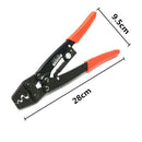 1X(Hs-16 Crimping Pliers Cable Lug Crimper Tool Bare Terminal Wire Plier Cu