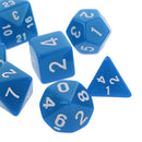 10x Multi Sided Dungeons & Dragon RPG Roleplay Game Dices Set Kids Gift Blue
