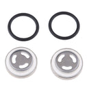 2 Pieces Brake Len Packaging Motorcycle  Cylinder Master Reservoir Look Mirror