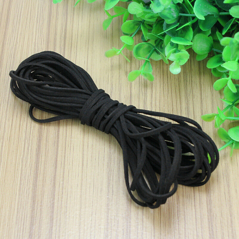 1 Roll Durable Black Suede Leather Cord String 2mm for Bracelet Neckla GLT
