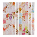 30 Pcs Colorful Flower Leaf Stationery Bookmarks Paper Bookmarks Favors Bulk for
