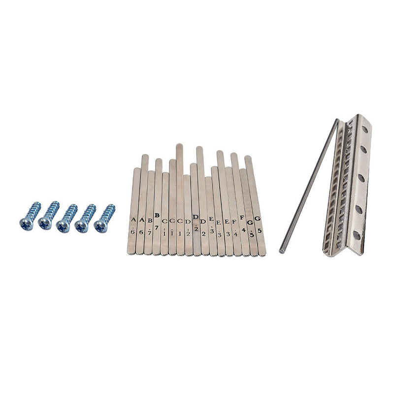 1 Set 17 Keys Kalimba Mbira Thumb Piano DIY Keys