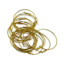40pcs Brass Metal Earring Hoop Beading Components Jewelry Finding Making 2"