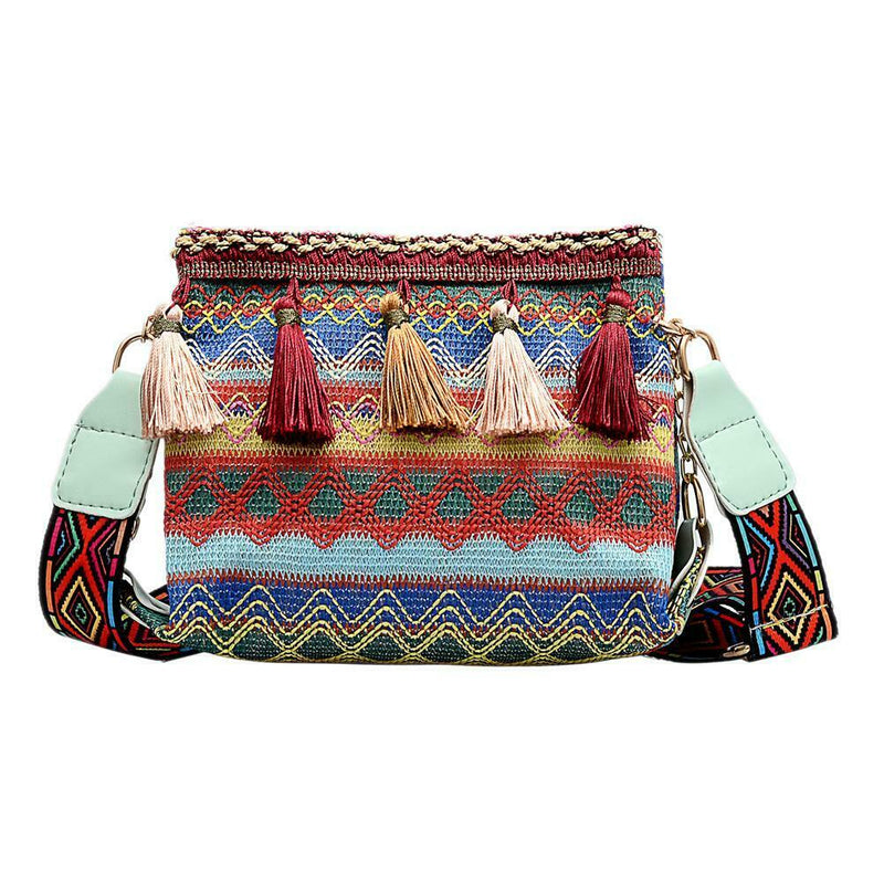 Ethnic Tassel Shoulder Messenger Handbags Women Knitting Crossbody Bags (3)