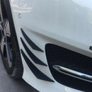 6Pcs Carbon Fiber Style Car Front Bumper Lip Splitter Body Spoiler CanaOZ