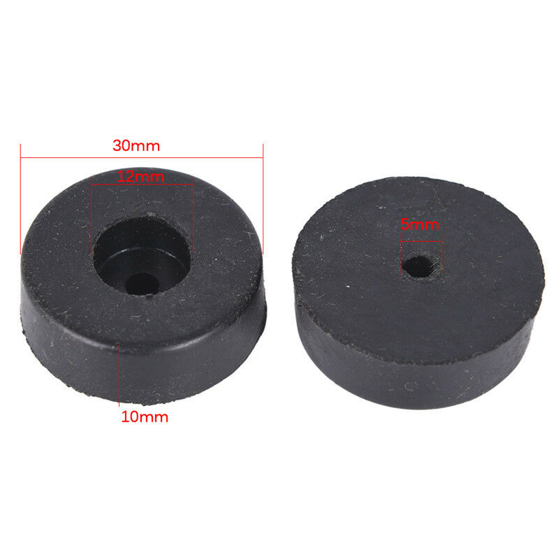4X Rubber Bumpers Embedded Washer Feet Pad Instrument Speaker Holder FashionA Gw