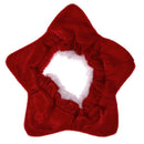 Christmas Red Pentagram Shape Pet Dogs Cats Collar Necklace Ornaments