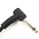 6 x Electric Guitar Cables 6 inch 1/4 Right Angle Effect Pedal Patch Cord B C3M2
