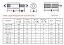 120 M2 Male-Female Spacer Nylon White Hex Screw Nut Stand-off PCB Assortment Kit