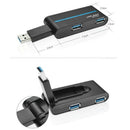USB 3.0 HUB Hub Folded 4-Port Splitter 3.0 High-Speed 4-Port Splitter USB H