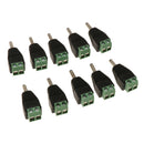 10 Pieces 3.5mm x 1.3mm Male Camera DC Power Adapter Connector