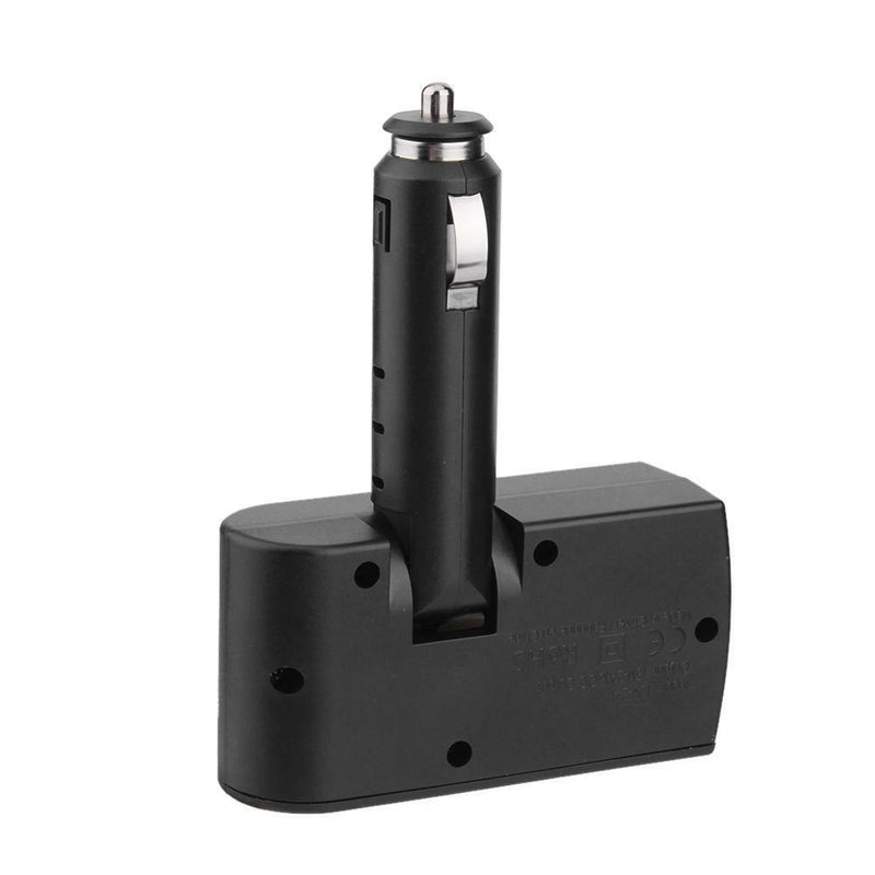 Quelima QC 3.0 USB Car Charger Cigarette Lighter Socket Splitter Power Adapter