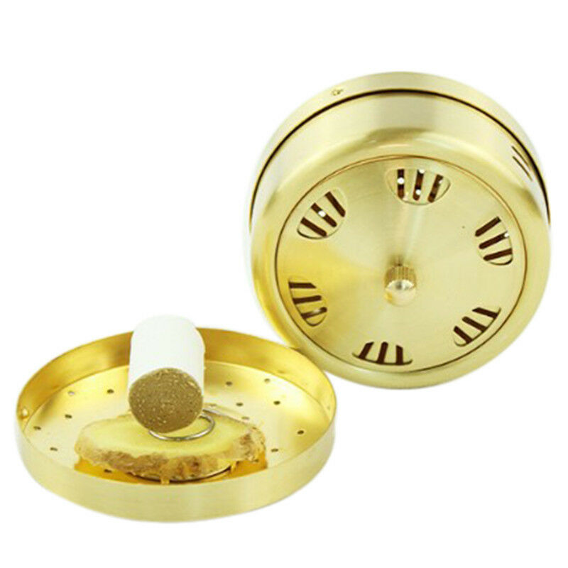 Pure Copper Acupuncture Moxa Box Moxibustion   Moxa Stick Burner IOBX